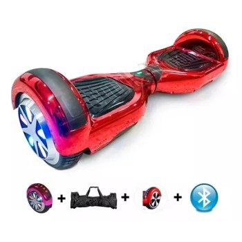 Hoverboard Skate Elétrico 6.5 Led Colorido Na Roda Com Bolsa  CX6701
