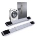 Suporte De Aluminio Para Geladeira Fogão E Máquina De Lavar Base Carrinho YBW-57803