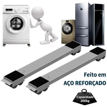 Suporte De Aluminio Para Geladeira Fogão E Máquina De Lavar Base Carrinho YBW-57803