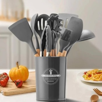 Kit Com 12 Peças Utensílios De Cozinha