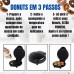 Mini máquina de fazer donuts, antiaderente 7 donuts 20350