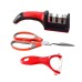 KIT 3 Amolador Afiador De Facas Em Aço Inoxidável Ferramentas De cozinha Profissional Promotion - 20358