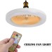 Ventilador De Teto Com Led Lâmpada 20128