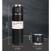 Garrafa Termica Inox 500ml Agua ou Cafe Com tampa Copinho Academia Escolar - 20135