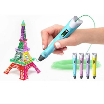 Caneta 3d Impressora Com Filamentos Criança Profissional Usb 20145