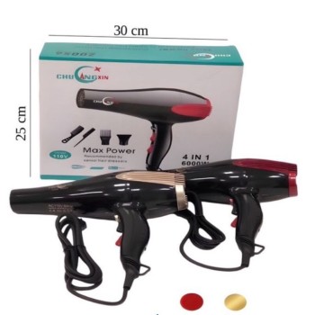 Secador De Cabelo Turbo Profissional 6000w 4 Em 1 110v/220v 20056