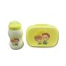 Kit de marmita + garrafa 500ml infantil com colher e garfo - CX-7067