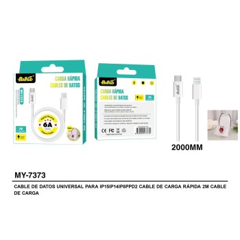 CABO TIPO C E IPOHONE - MY-7373