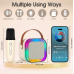 Mini Caixa de som Alto-falante Bluetooth Karaoke com Microfone