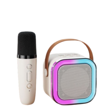 Mini Caixa de som Alto-falante Bluetooth Karaoke com Microfone